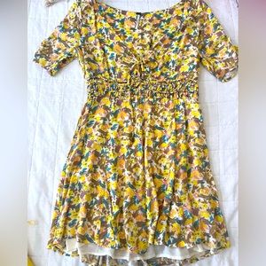 NWOT Free People Floral Dress Sz 6